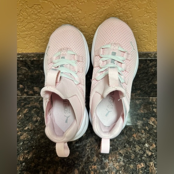 Puma Kids Light Pink Sneakers - Picture 8 of 9